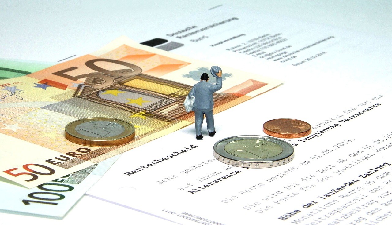 retirement, pension, miniature figures